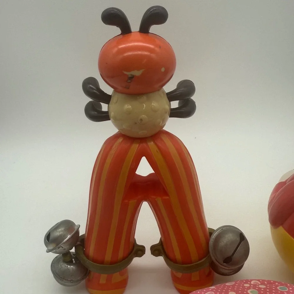 Vintage Kiddie Products First Years Musical Wobblers‎ Doll Toy lot